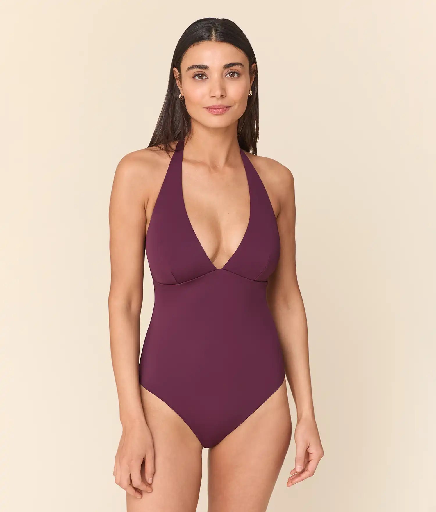 Majorca One Piece — Eco Nylon — Sundried Violet - Image 4