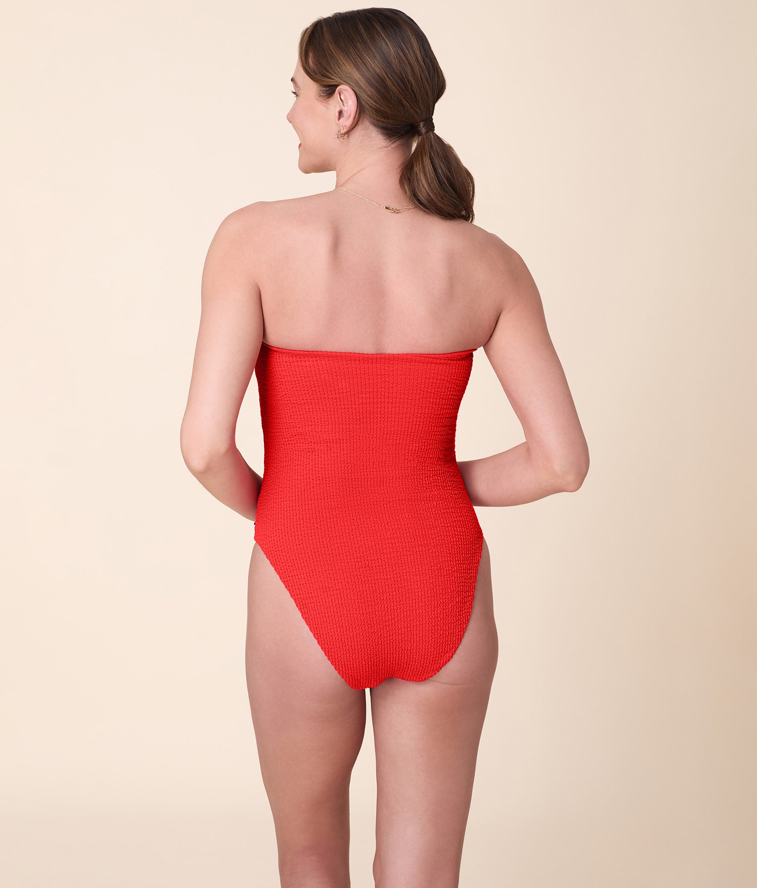 Kauai One Piece — Seersucker — Firecracker - Image 2