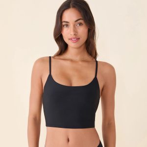 Amalfi Tankini — Eco Nylon — Black