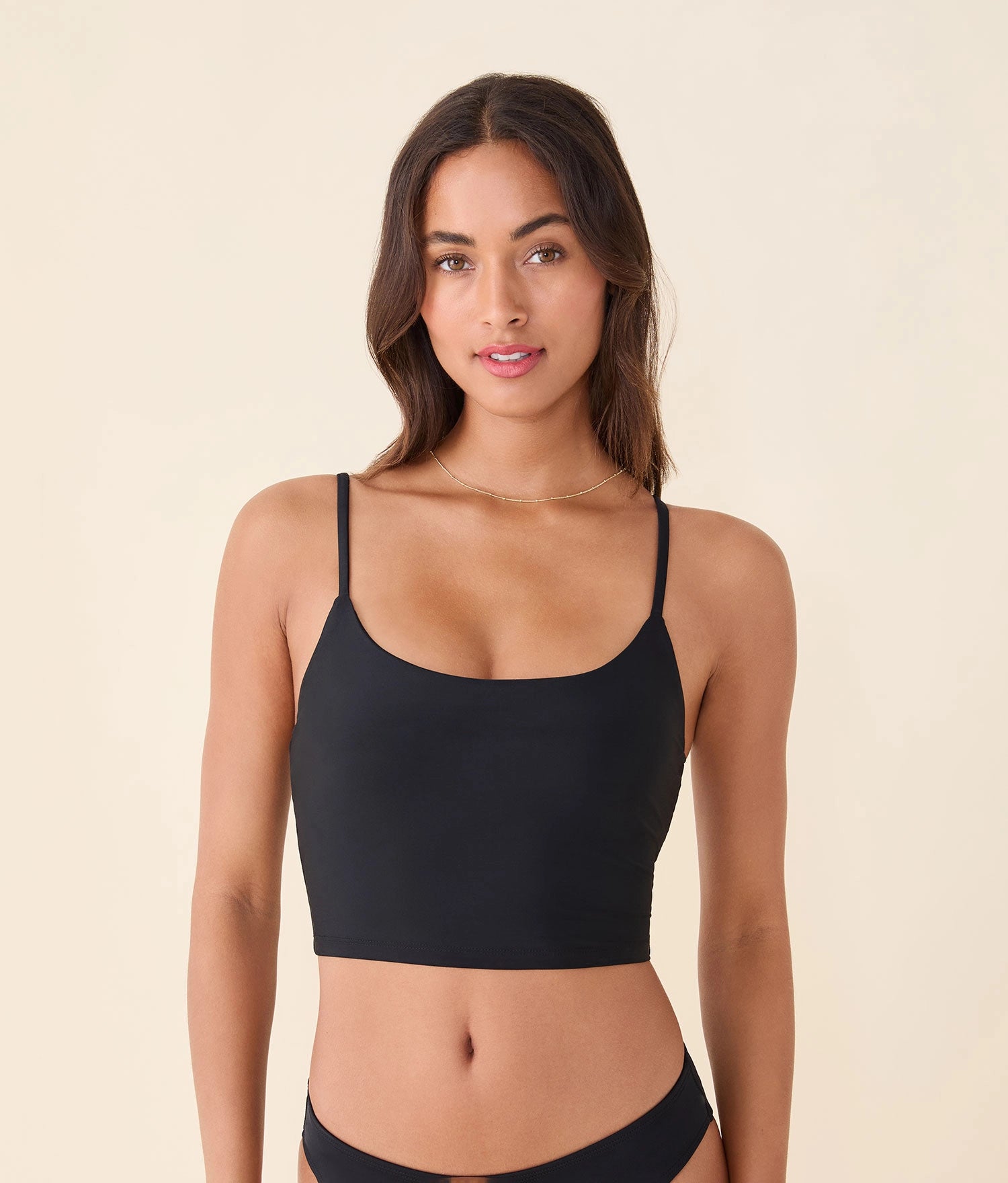Amalfi Tankini — Eco Nylon — Black