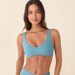 Delray Bikini Top — Shimmer — Serene